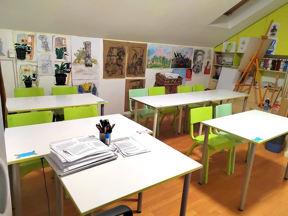 Moderno opremljena učionica za slikanje i crtanje - Produženi boravak Zvezdarac